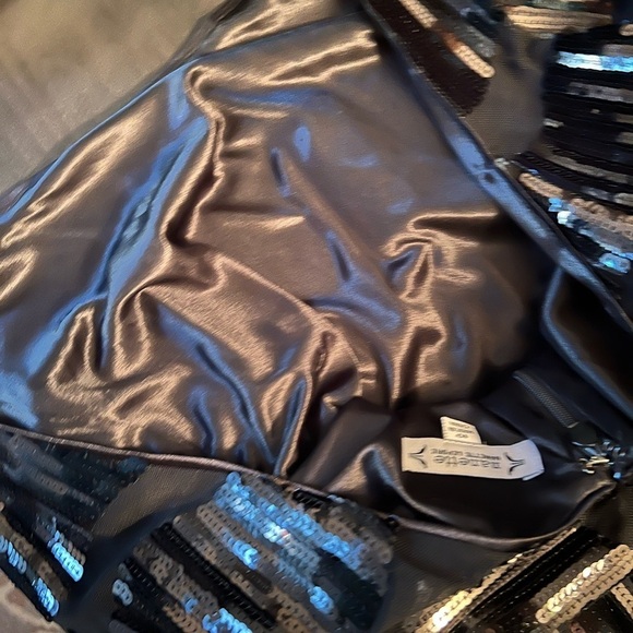 Nanette Lepore Womens Black Sequin Long Sleeve Sheath Cocktail Dress Sz 10 New - Picture 9 of 9